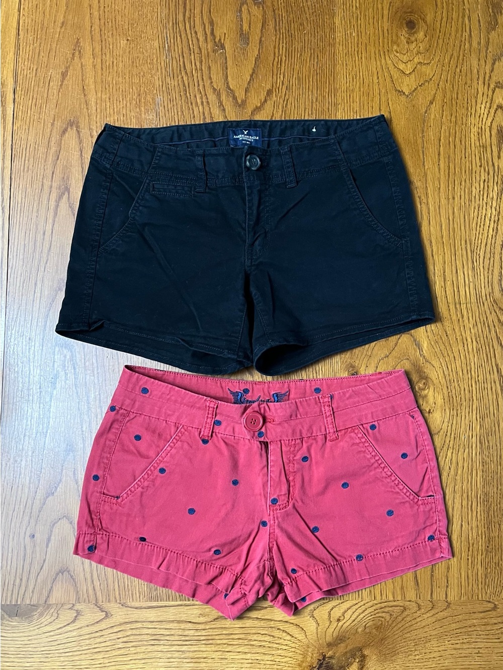 Bundle 2 pair shortie shorts size 6/7